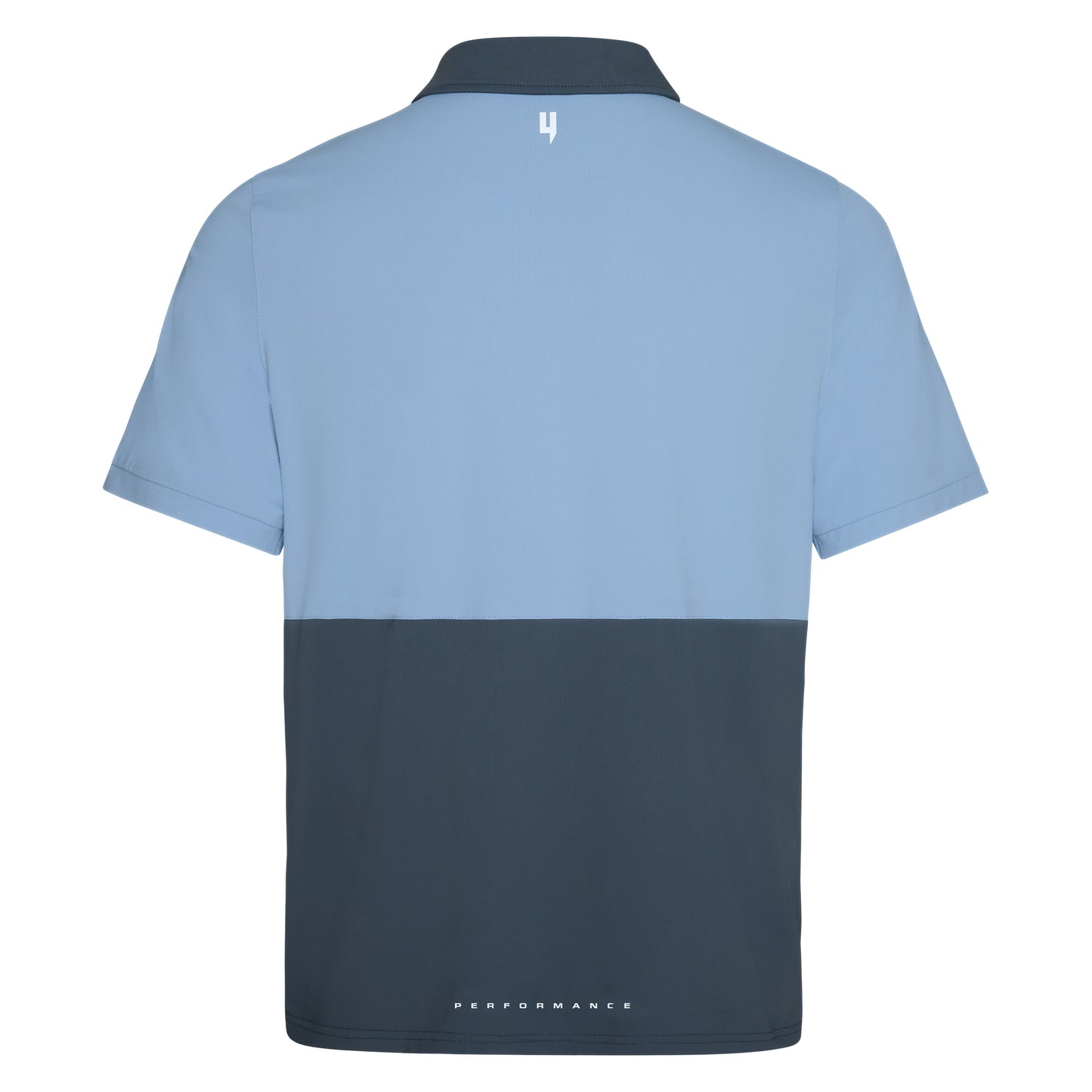 PERFORMANCE HYBRID POLO BLUE/GREY