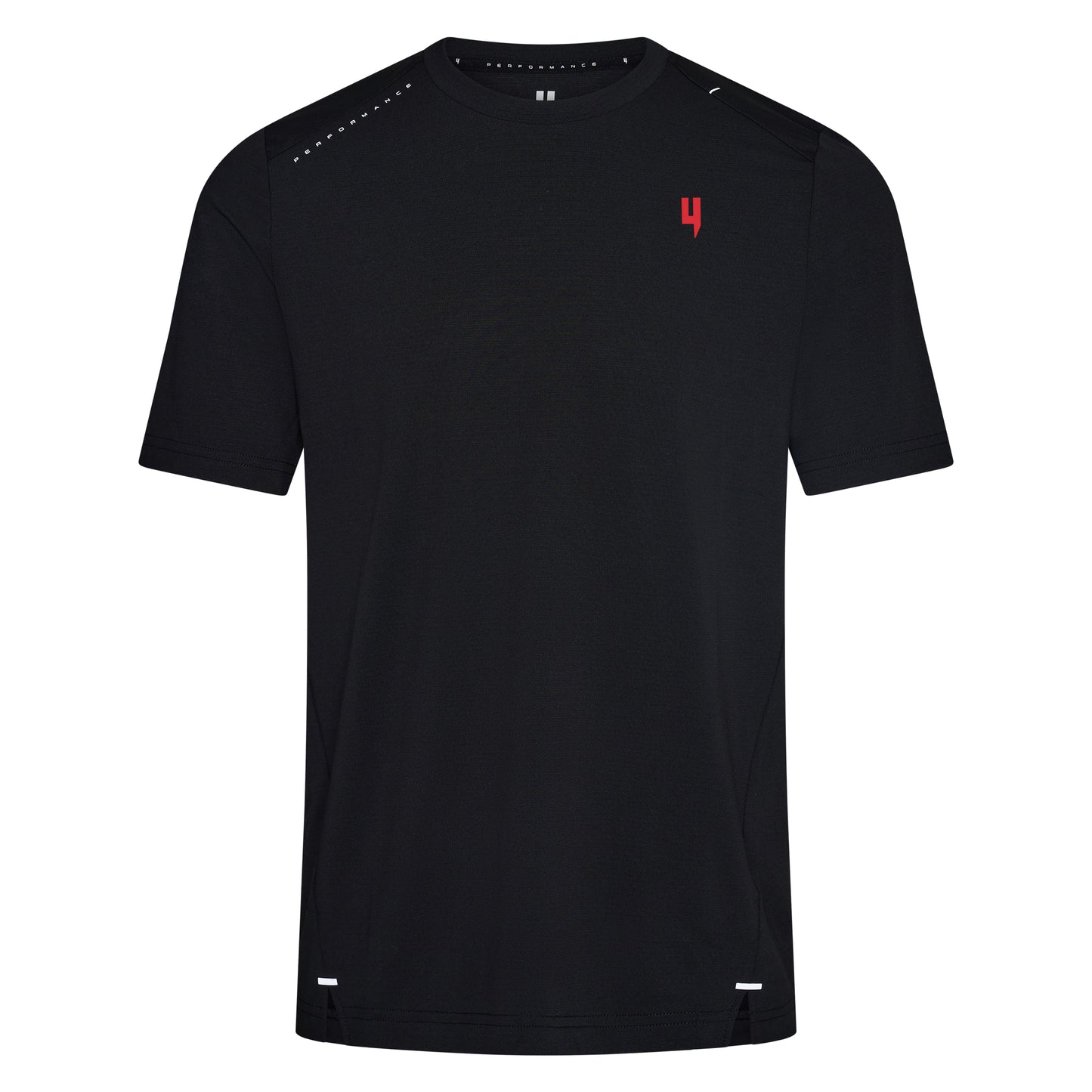 PERFORMANCE TEE BLACK/RED