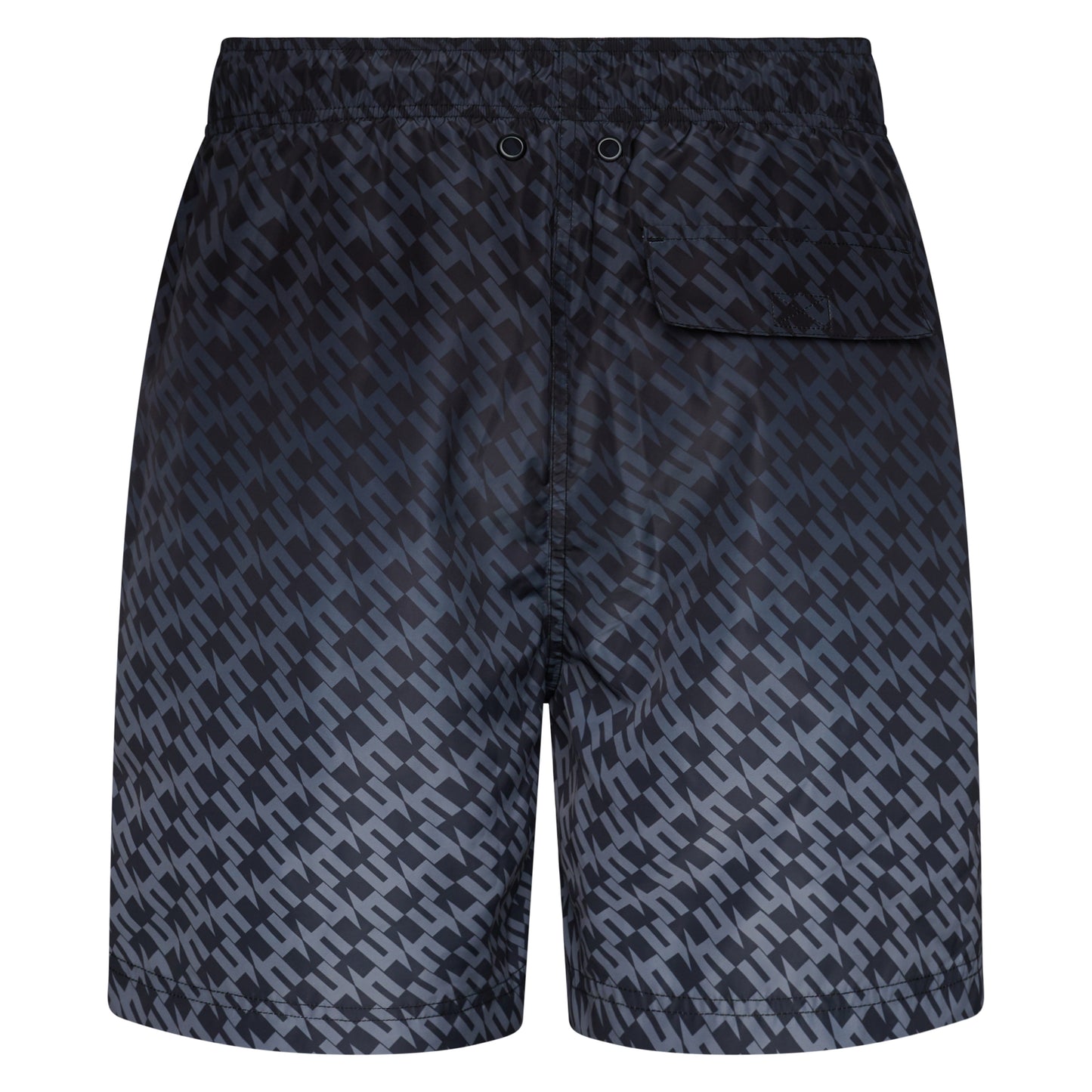 BLACK GRADIENT SWIM SHORTS