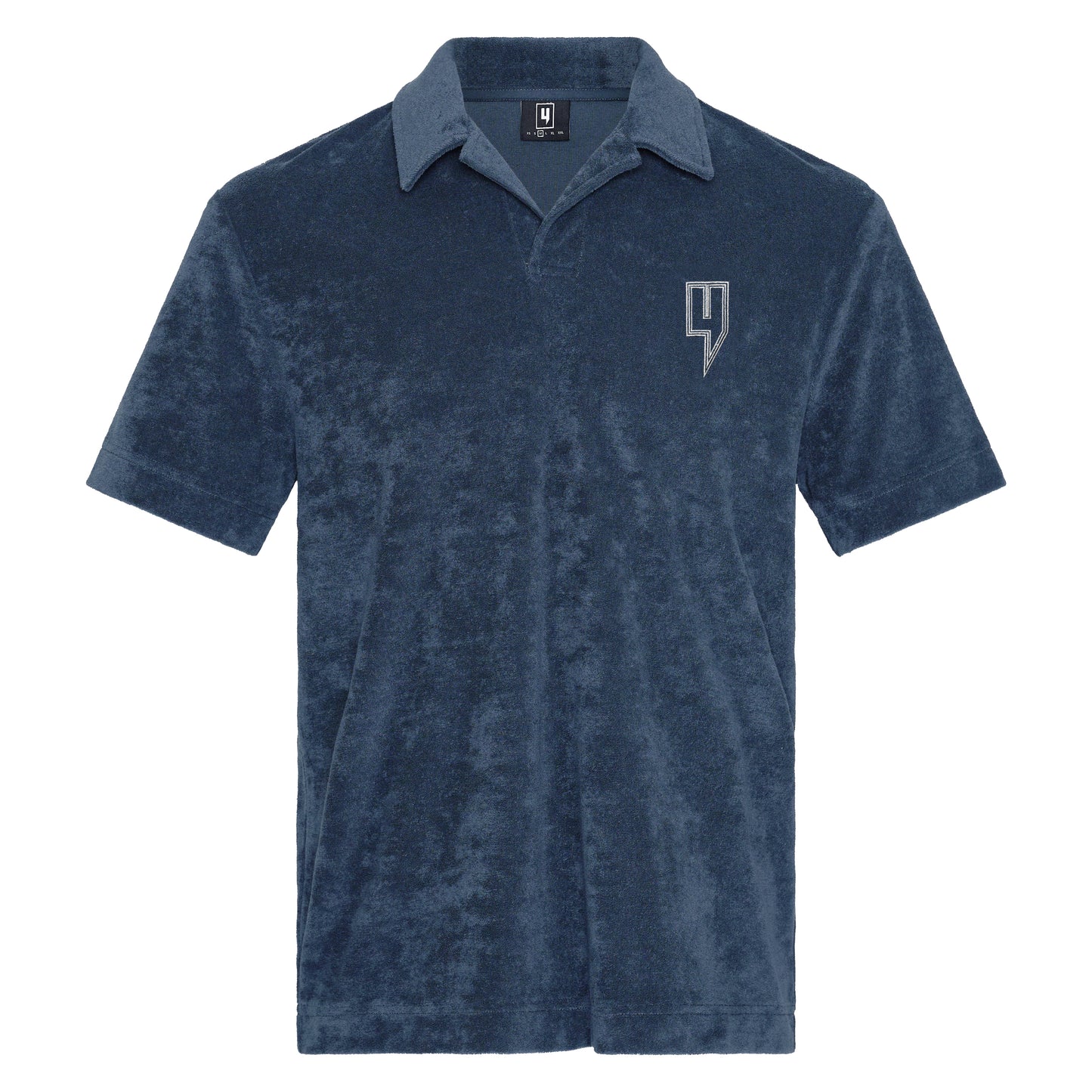 TOWELLING POLO NAVY