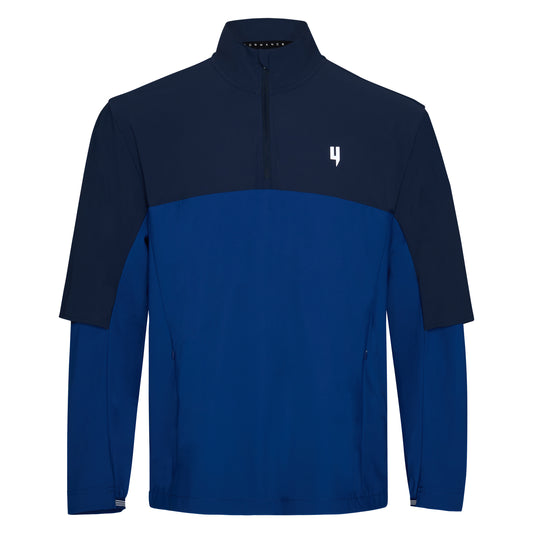 PERFORMANCE HYBRID 1/2 ZIP NAVY/BLUE