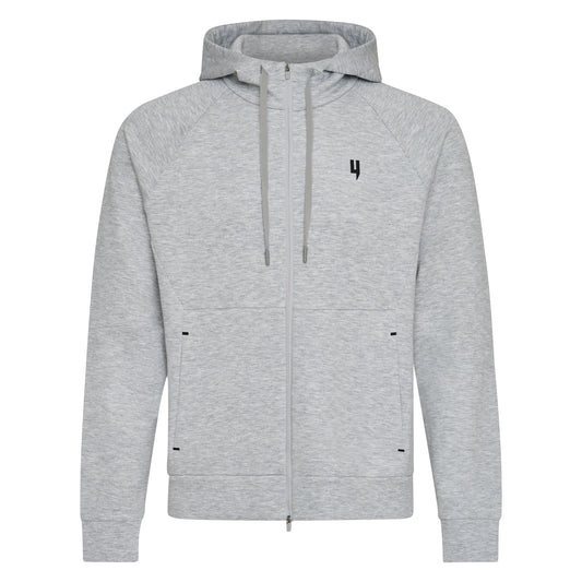 GREY COURTSIDE HOODY