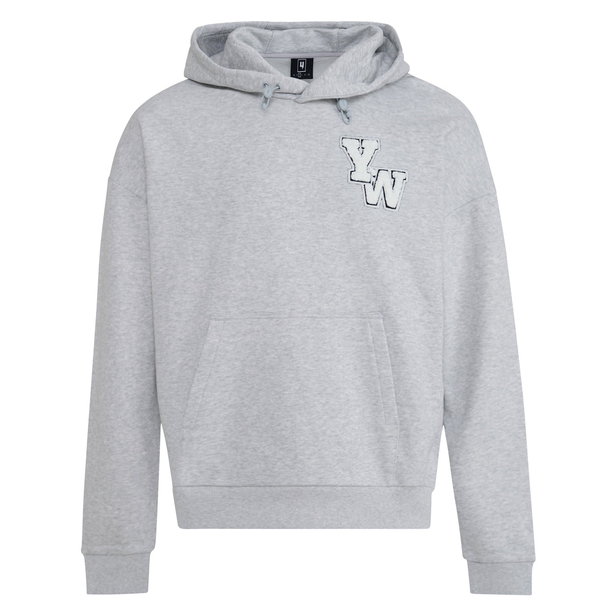 GREY RELAXED FIT LUX HOODY