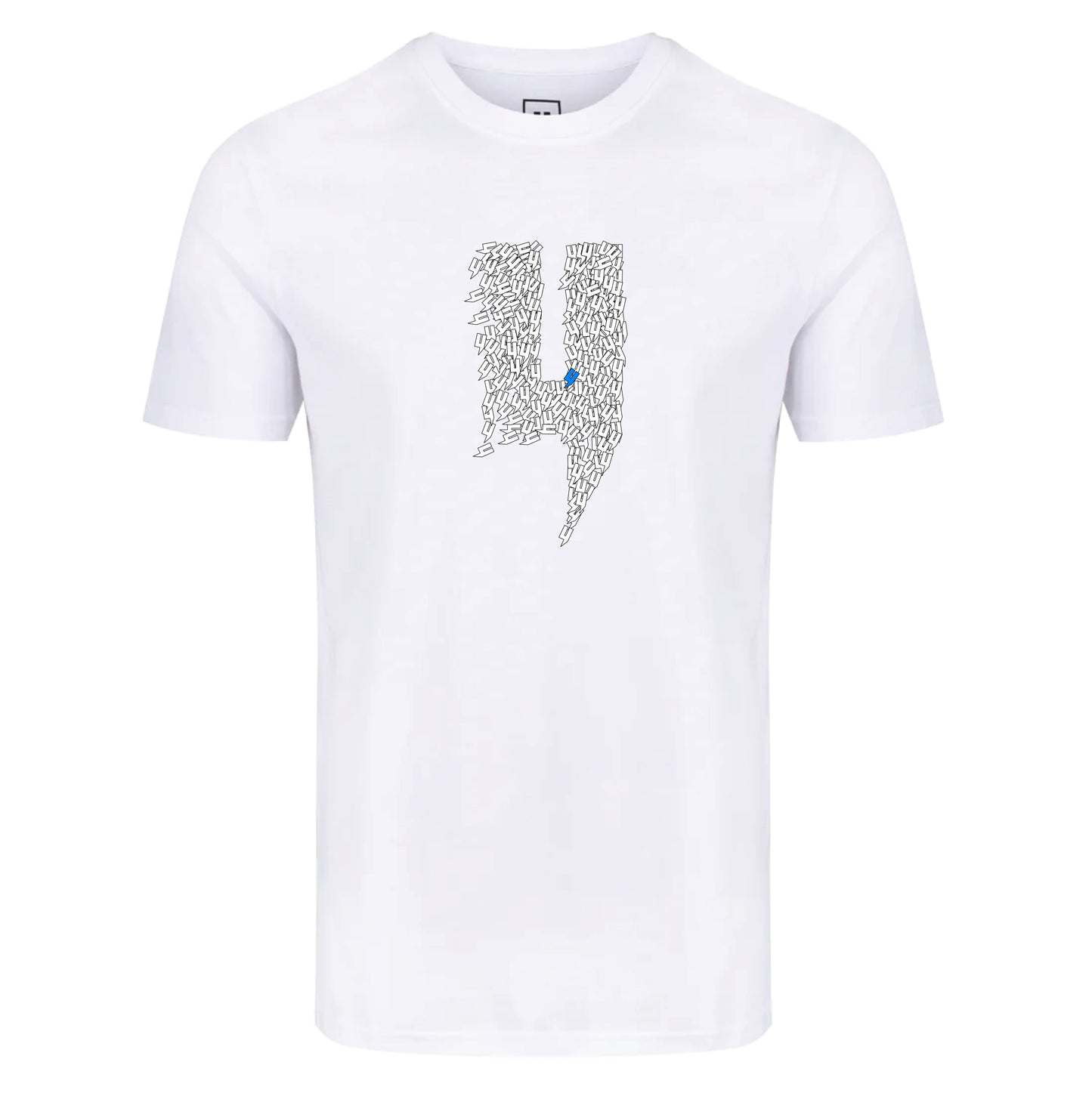 WHITE TEE FLYING Y LOGO