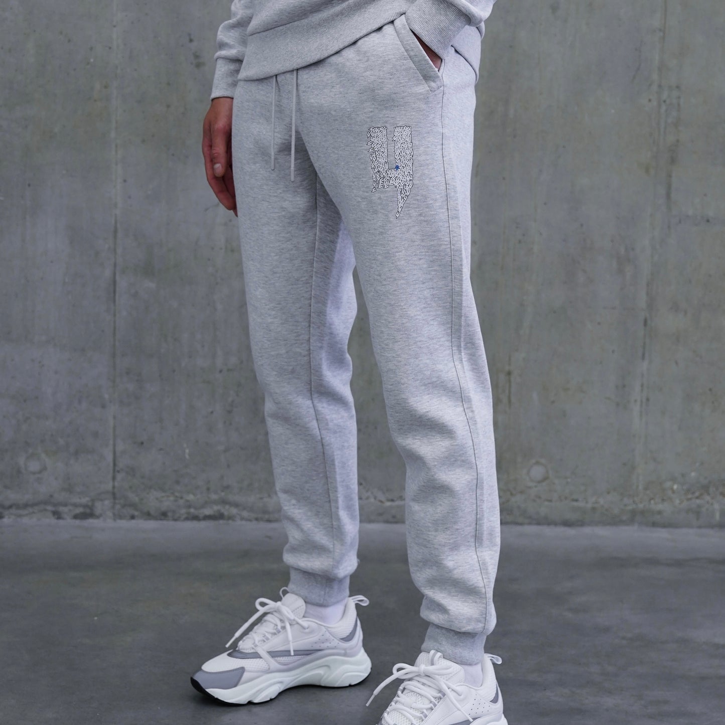 GREY JOGGERS FLYING Y LOGO