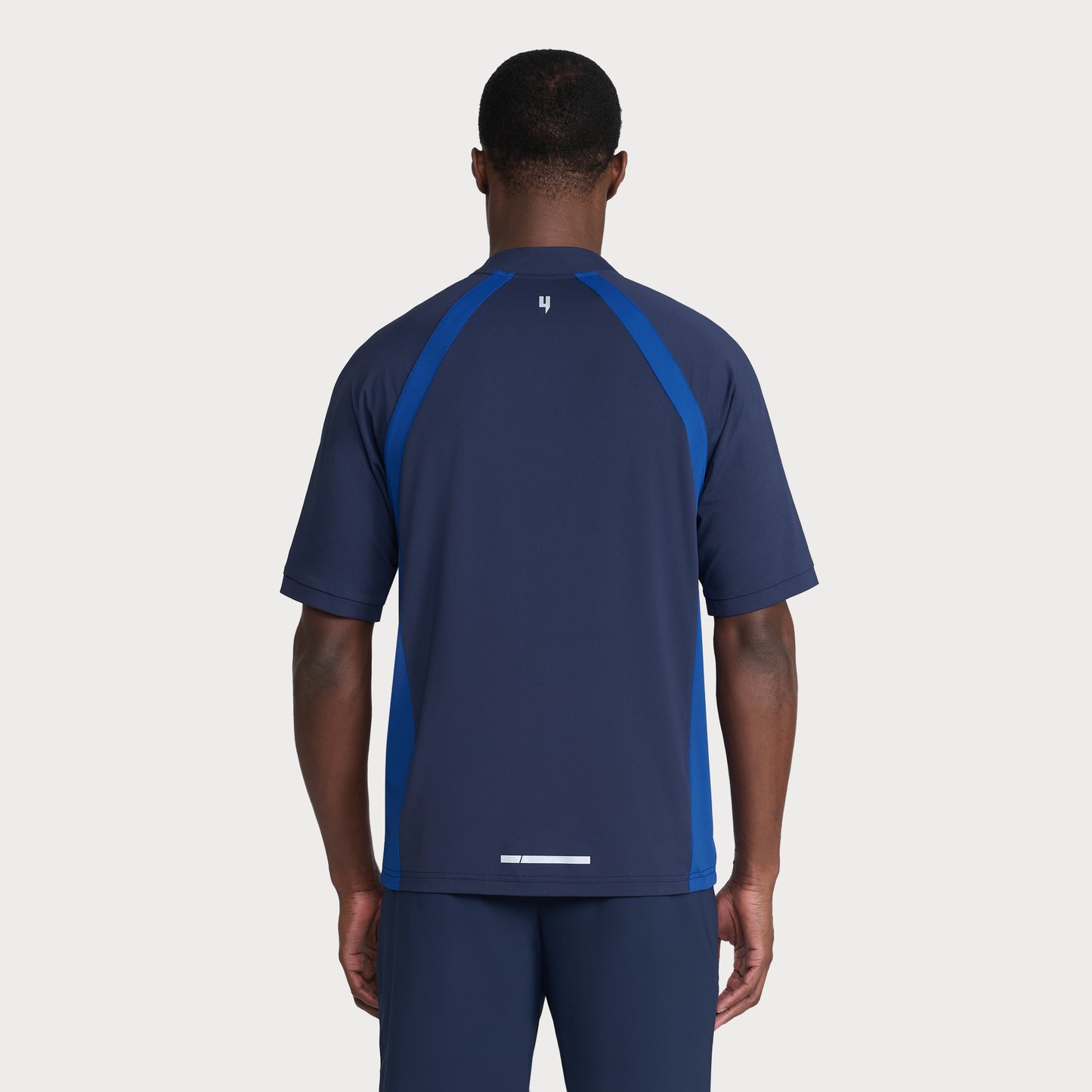 PERFORMANCE HYBRID CREW POLO NAVY/BLUE