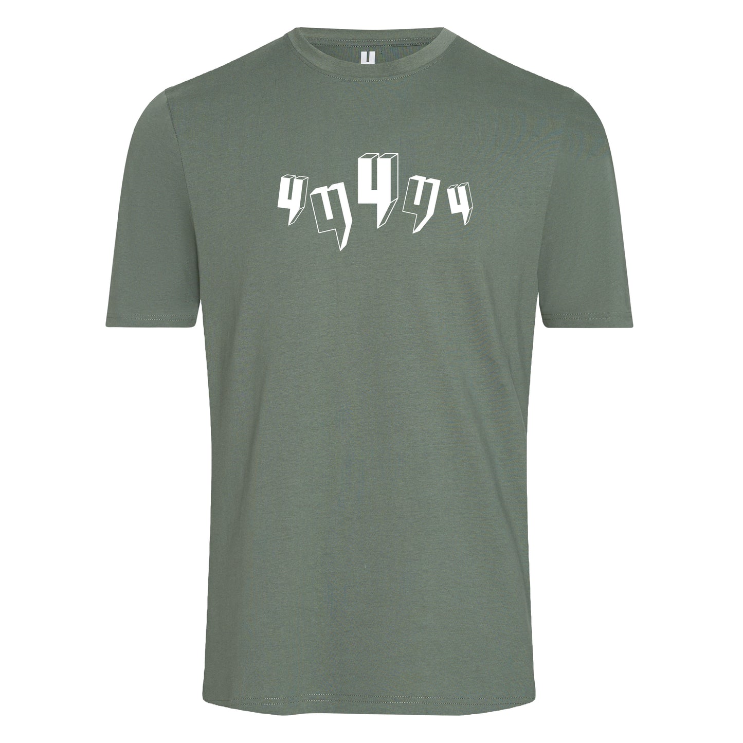 GREEN TEE FIVE Y LOGO WHITE