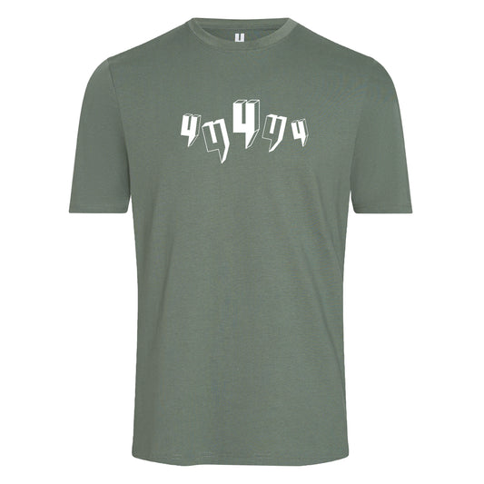 GREEN TEE FIVE Y LOGO WHITE