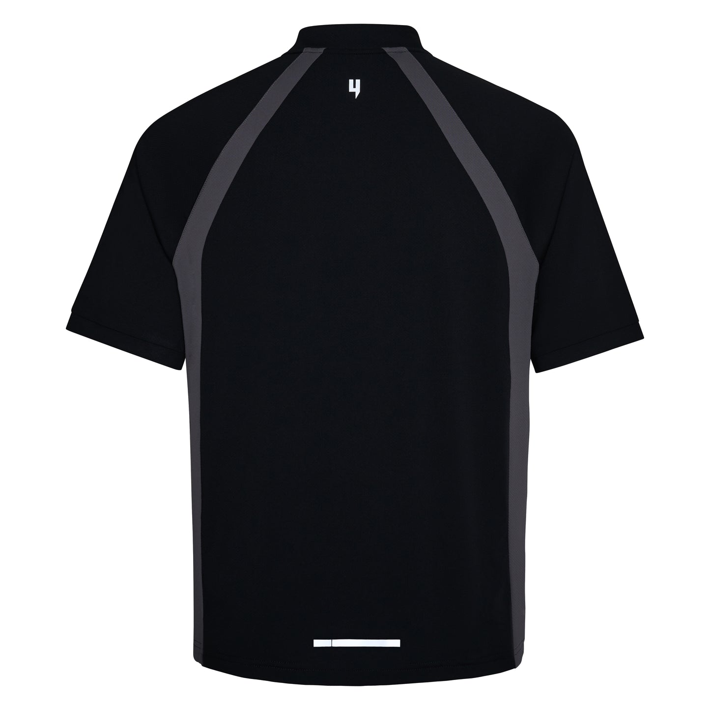 PERFORMANCE HYBRID CREW POLO BLACK/GREY
