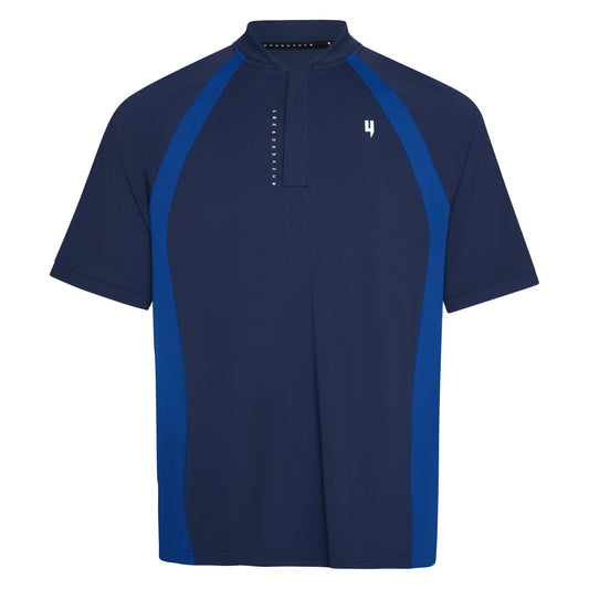 PERFORMANCE HYBRID CREW POLO NAVY/BLUE