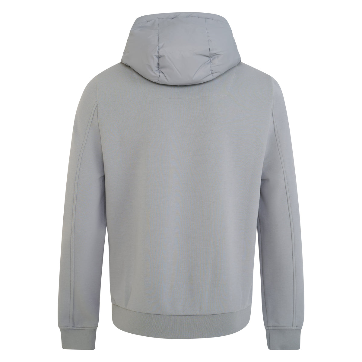 QUILTED PANEL JACKET GREY