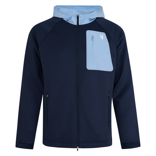 TEAM TRACKSUIT TOP NAVY/BABY BLUE