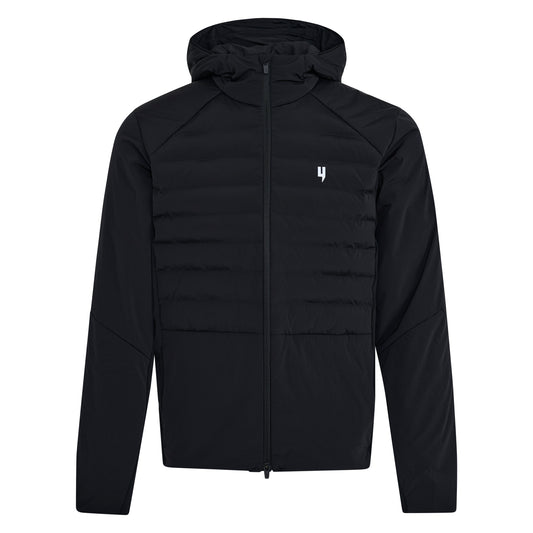 LIGHTWEIGHT QUILTED JACKET BLACK