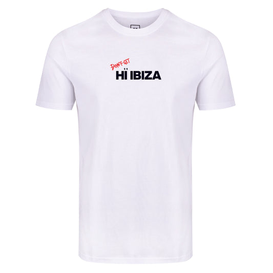 WHITE TEE IBIZA LOGO