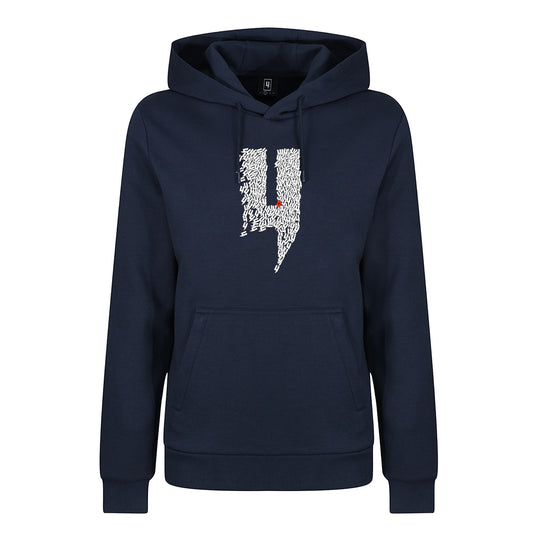 NAVY HOODY FLYING Y LOGO