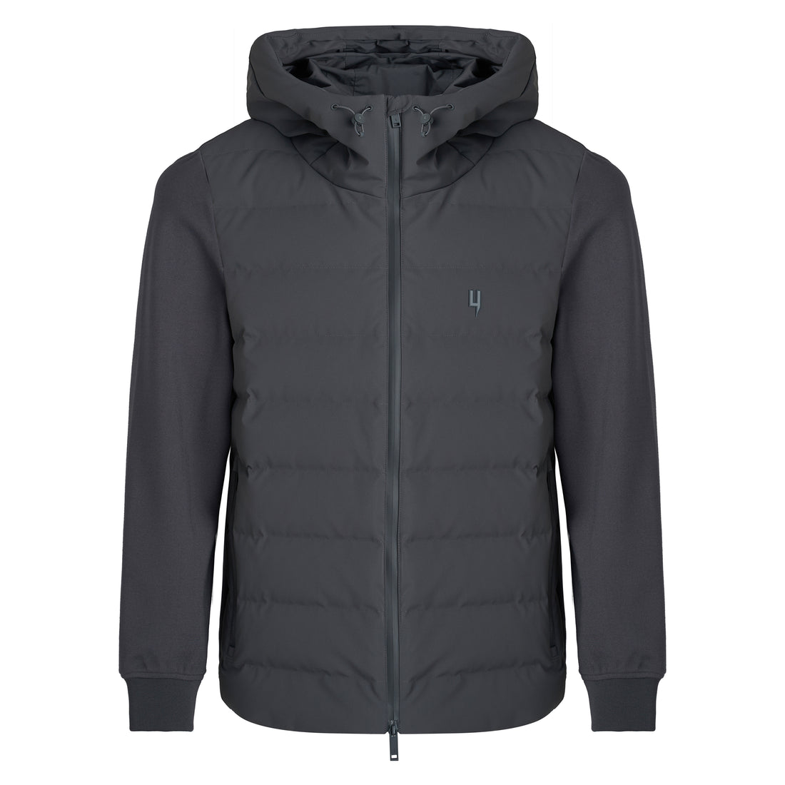 Front Panel Jacket QUILTED PANEL JACKET DARK GREY – YELIR WORLD