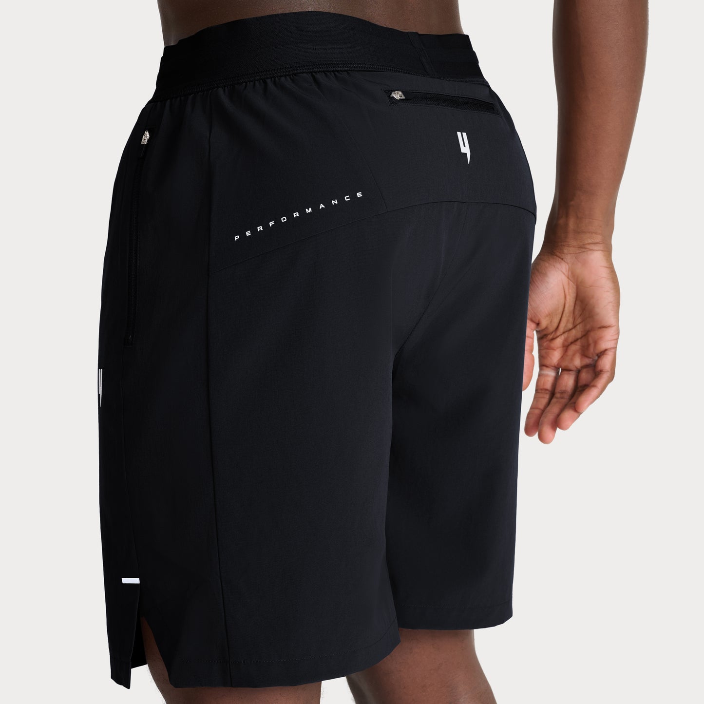 BLACK PERFORMANCE SHORTS WITH INNER
