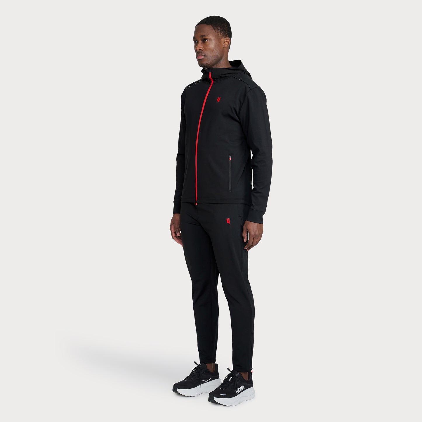 ACTIVE JACKET BLACK RED Y