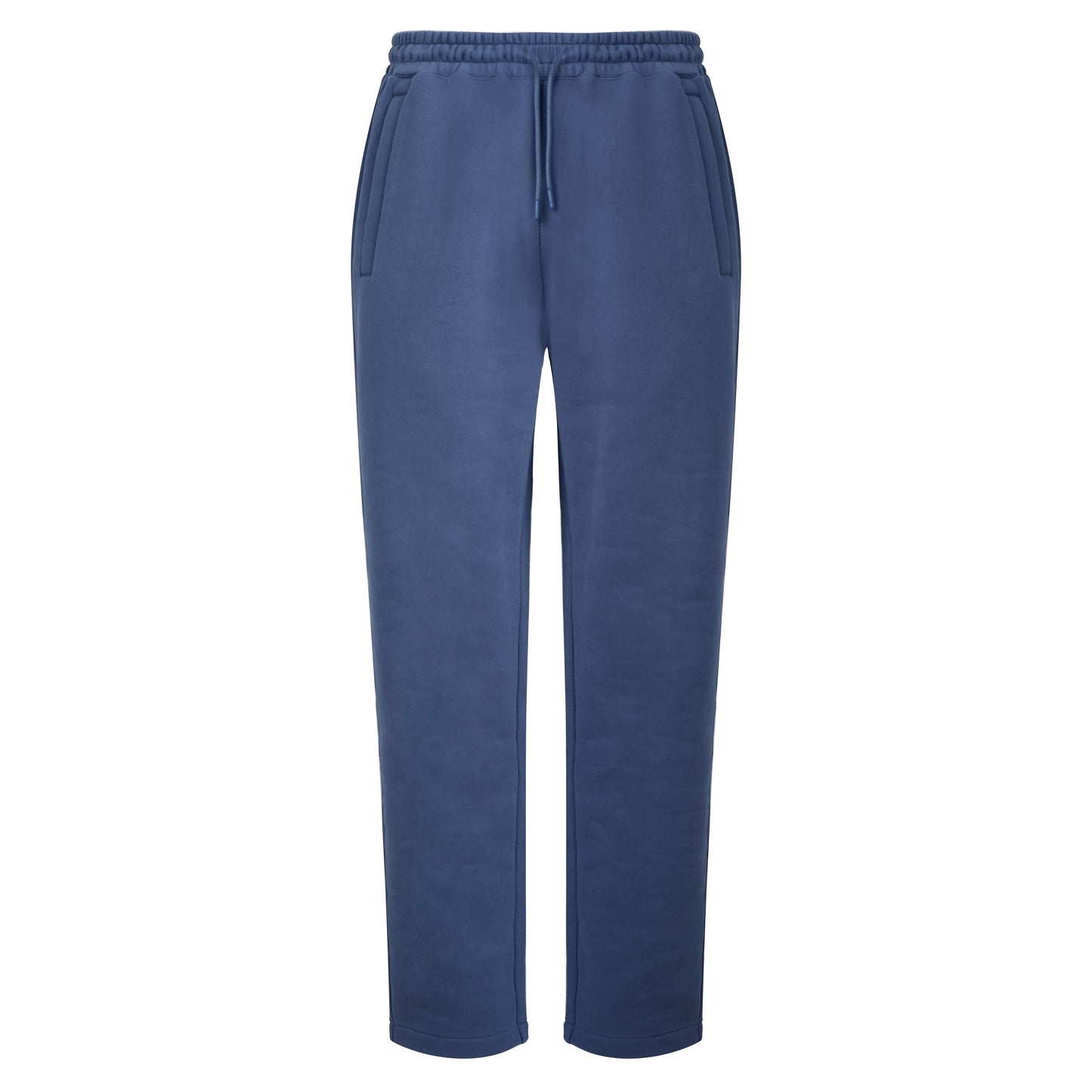 BLUE RELAXED FIT LUX JOGGERS