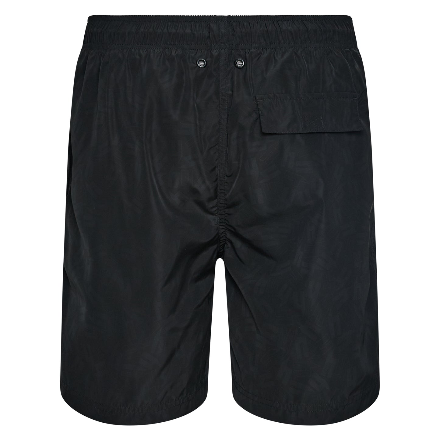 BLACK DISAPPEARING Y SWIM SHORTS