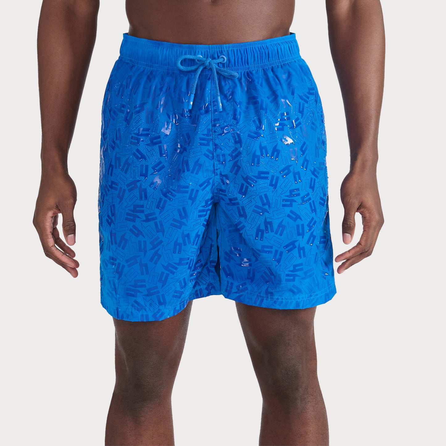 BLUE DISAPPEARING Y SWIM SHORTS