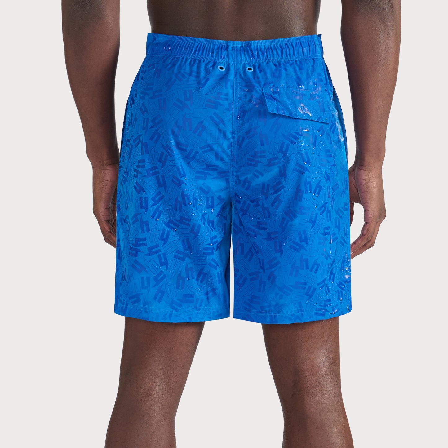 BLUE DISAPPEARING Y SWIM SHORTS