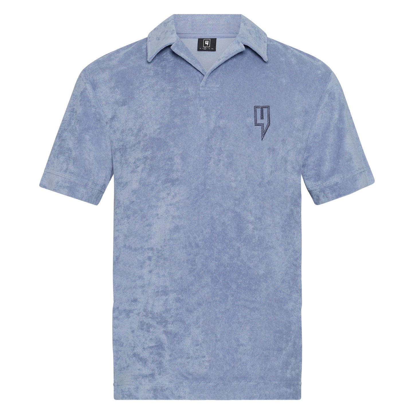 TOWELLING POLO BLUE