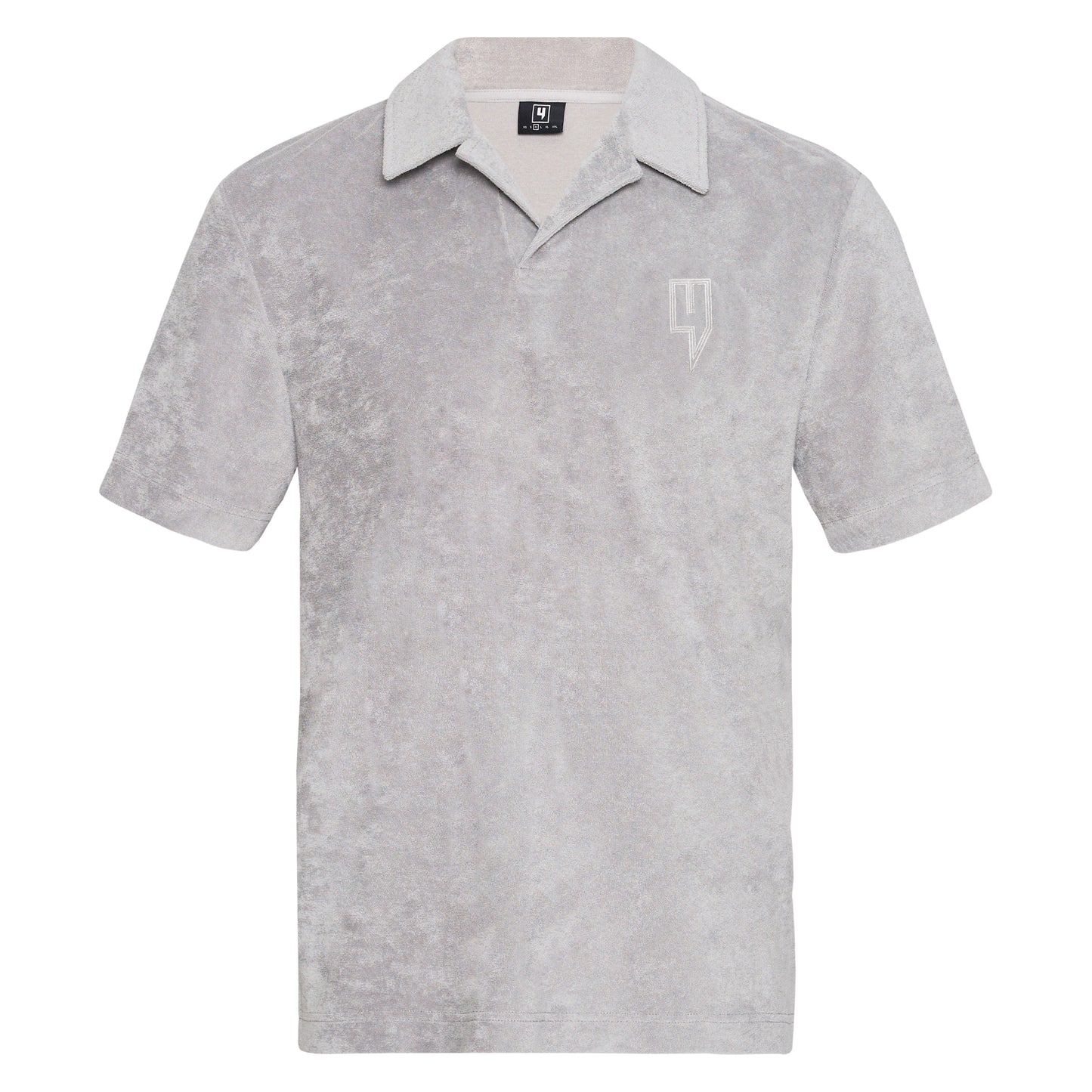 TOWELLING POLO GREY