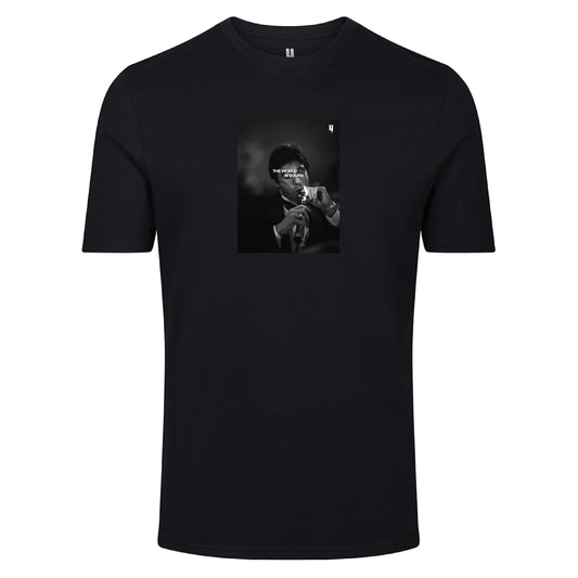 THE WORLD IS YOURS TEE BLACK