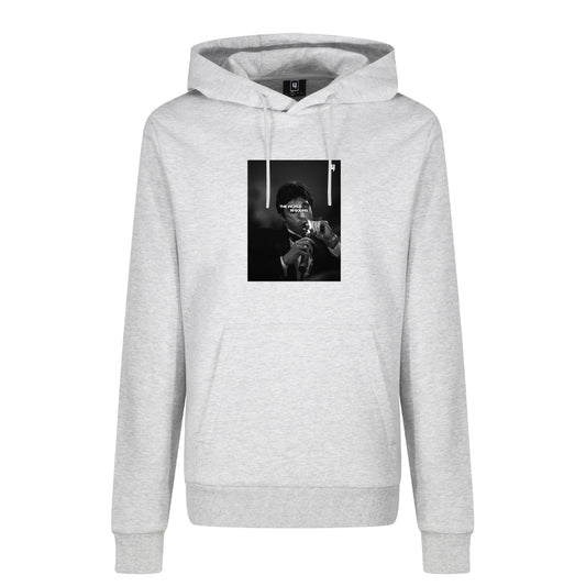 GREY HOODY THE WORLD IS YOURS