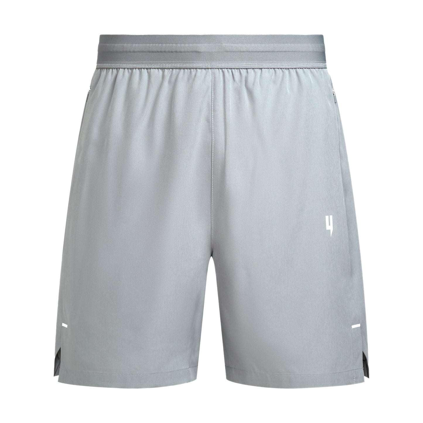 LIGHT GREY PERFORMANCE SHORTS WITH INNER
