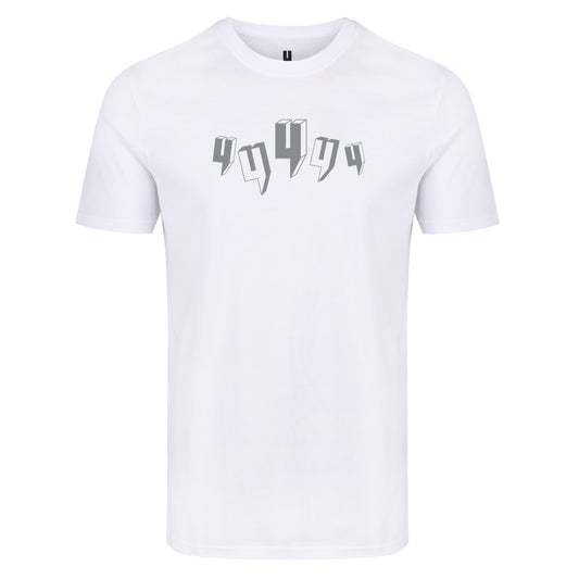 WHITE TEE FIVE Y LOGO REFLECTIVE