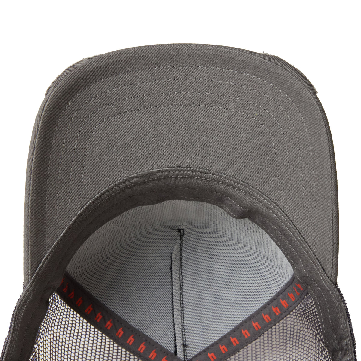 MIXED CONTRAST CAP BLACK GREY ORANGE