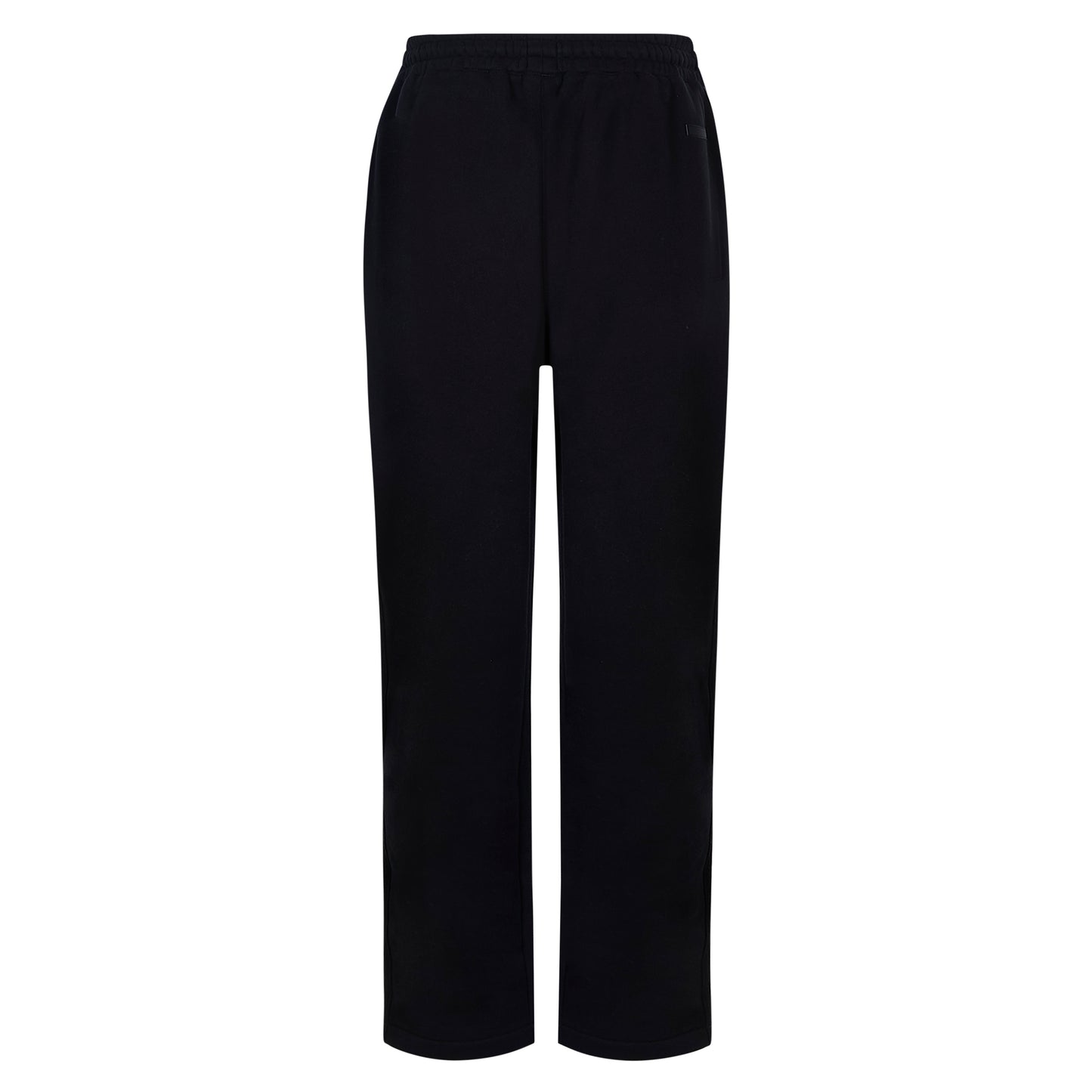 BLACK RELAXED FIT LUX JOGGERS