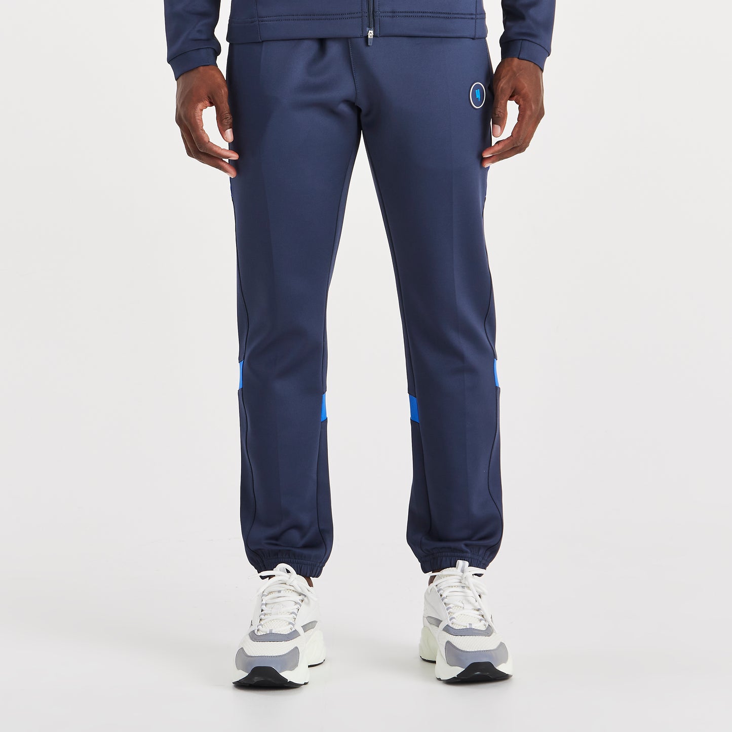 TEAM TRACKSUIT BOTTOMS NAVY/VICTORIA BLUE