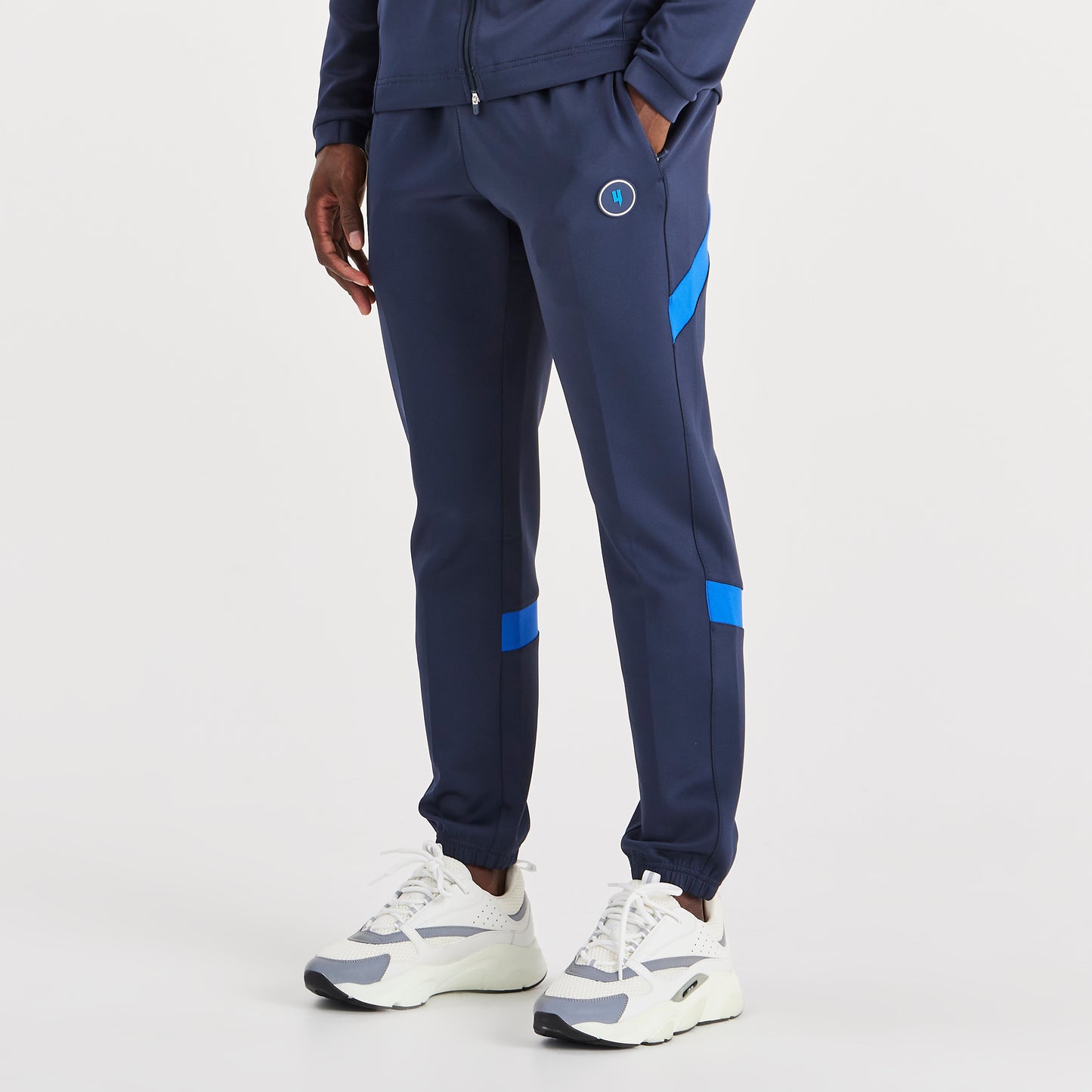 TEAM TRACKSUIT BOTTOMS NAVY/VICTORIA BLUE