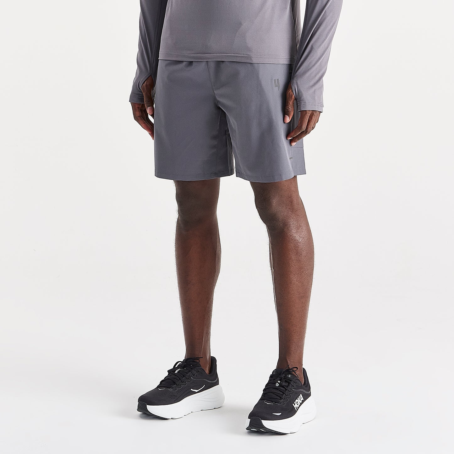 GREY PERFORMANCE SHORTS WITH INNER