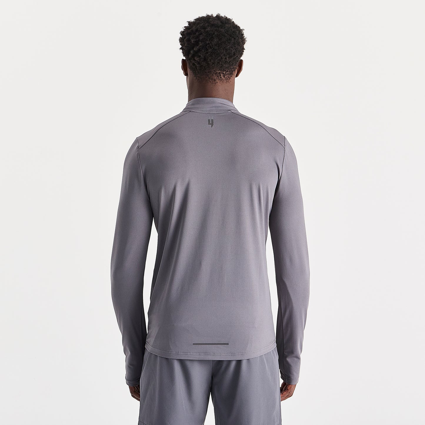 PERFORMANCE 1/2 ZIP TOP GREY