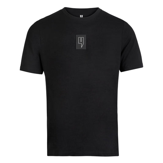 LUX RUBBER LOGO TEE BLACK