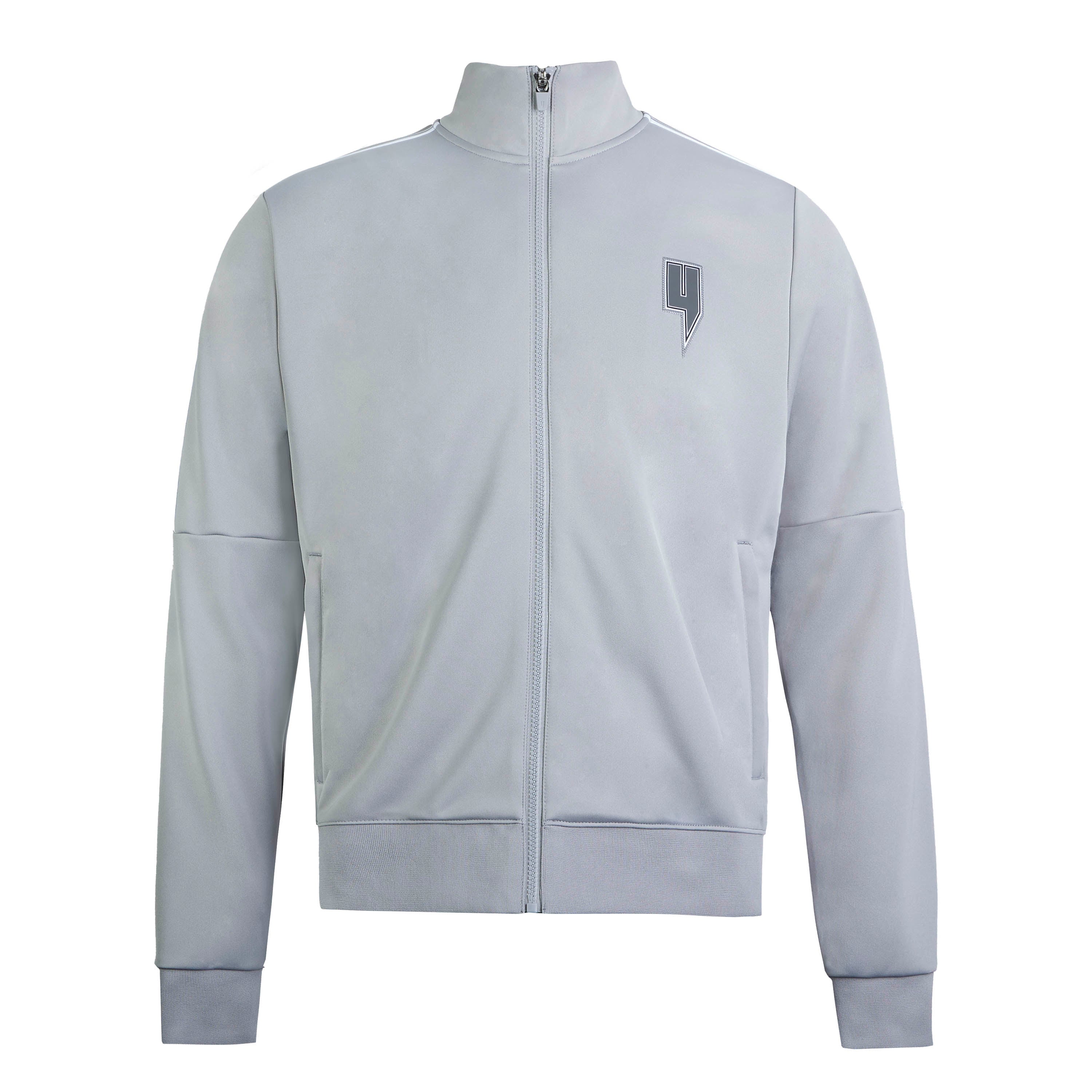 Grey track top online