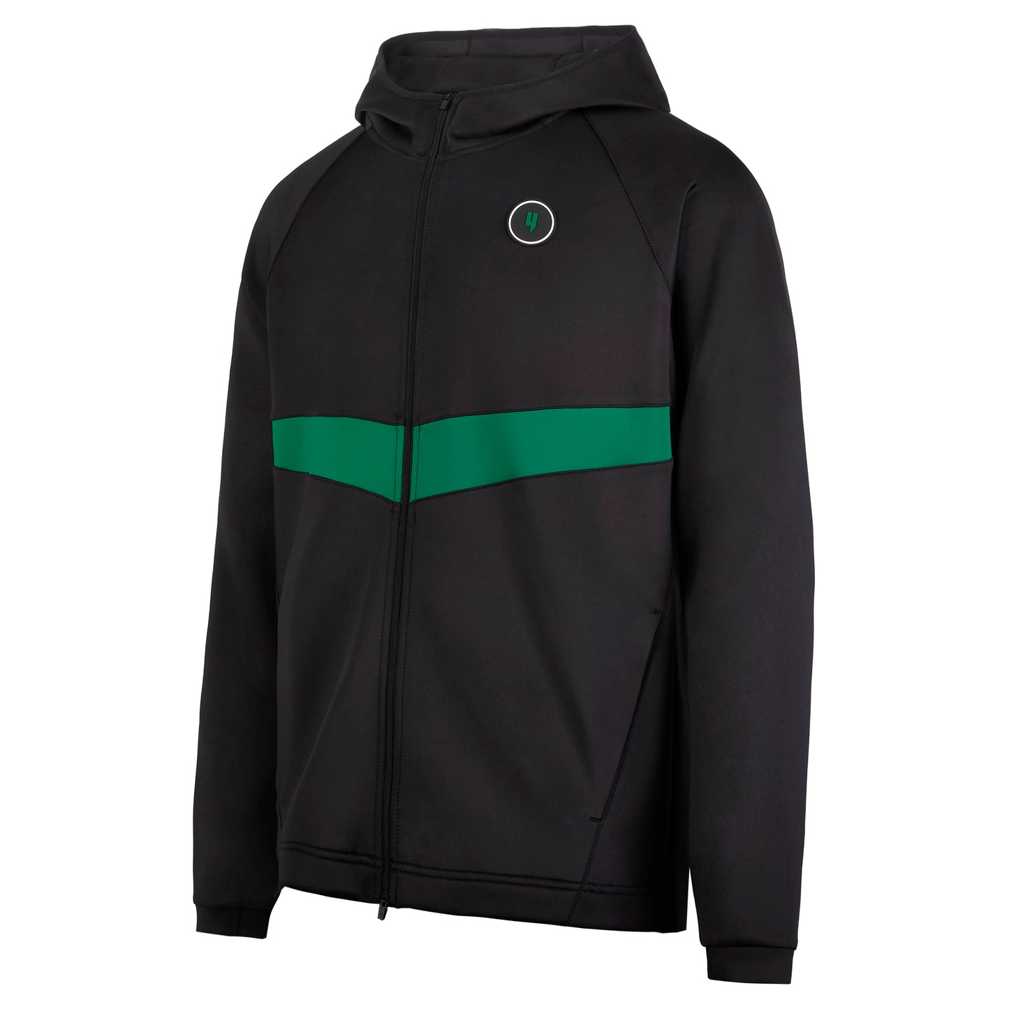 TEAM TRACKSUIT TOP BLACK/RACING GREEN