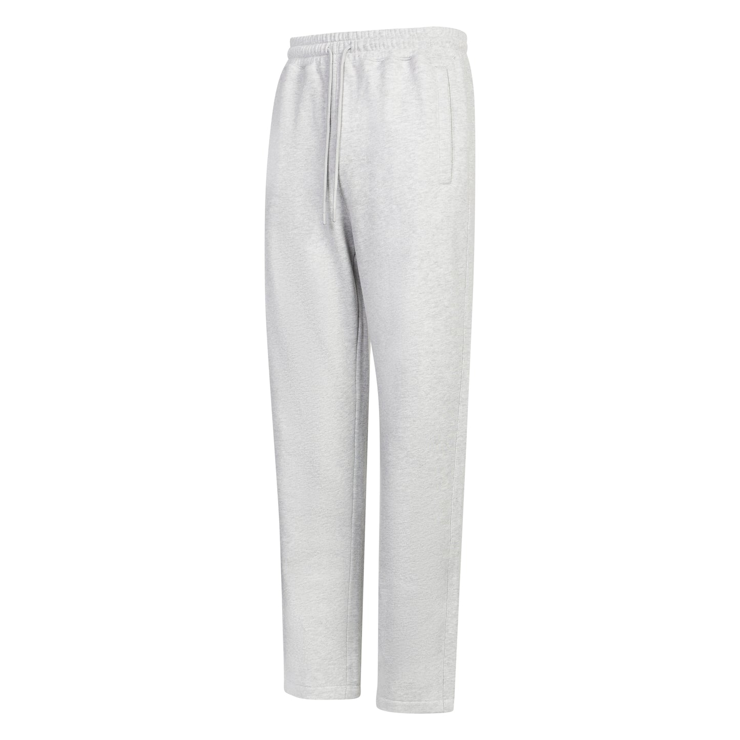 GREY MARL OPEN HEM JOGGERS