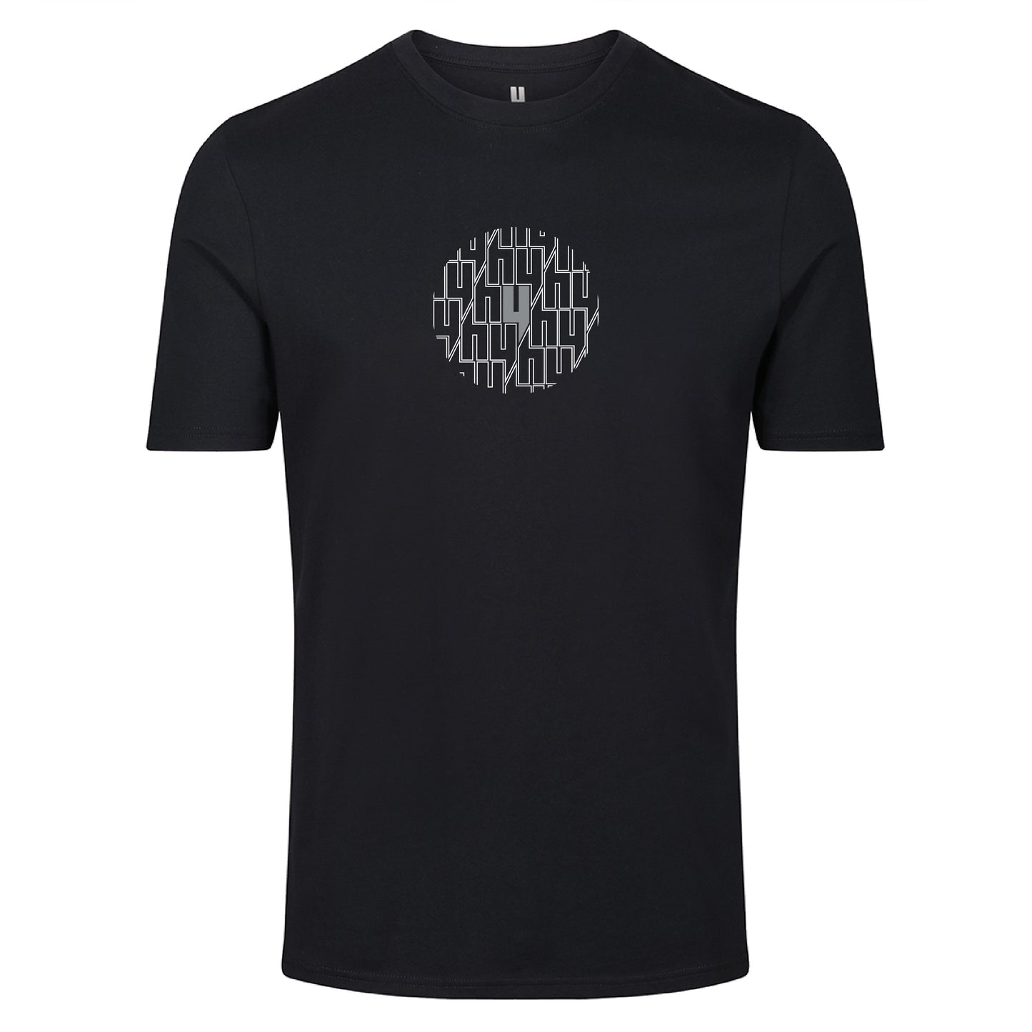 BLACK TEE CIRCLE MULTI Y LOGO REFLECTIVE
