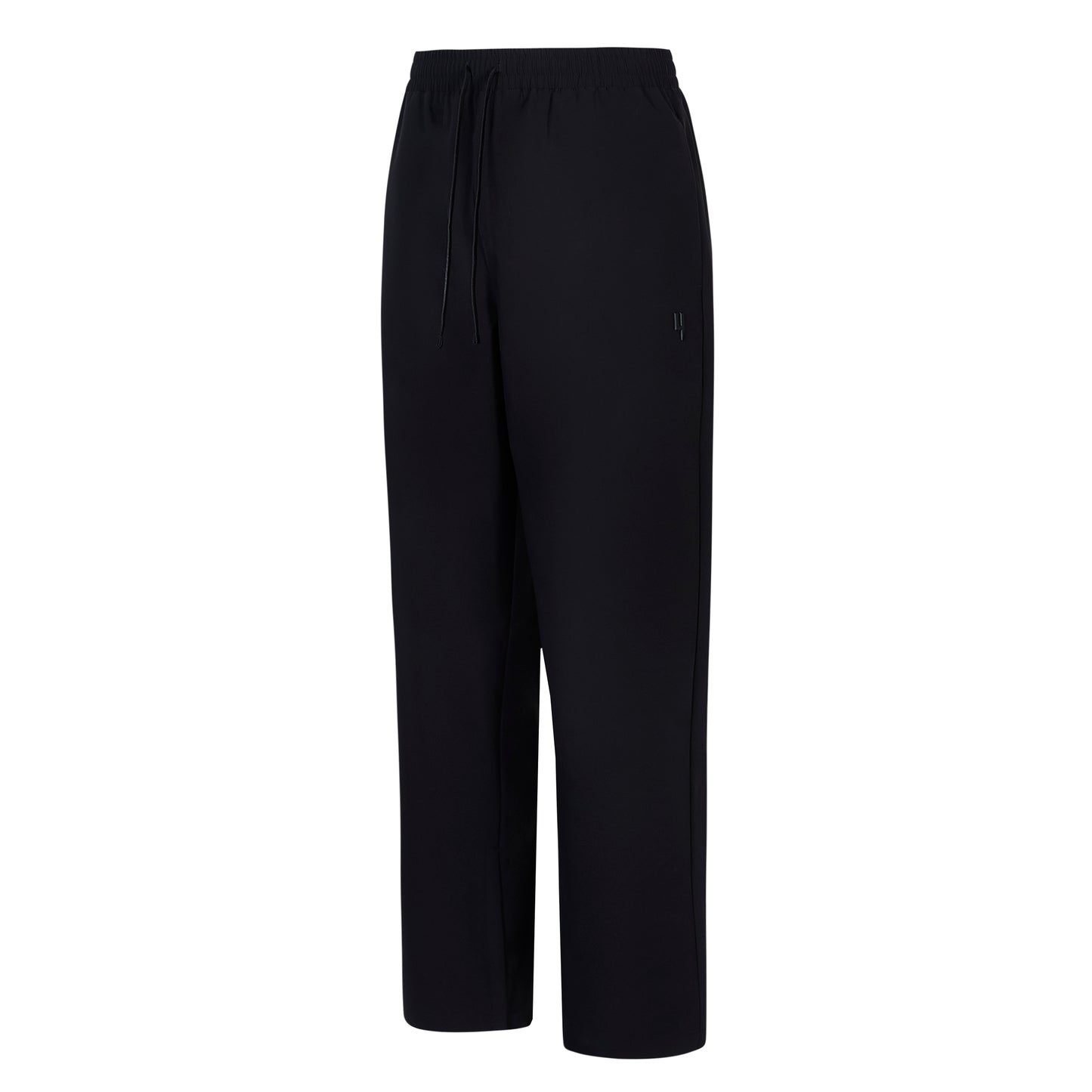 BLACK STRAIGHT LEG PANTS