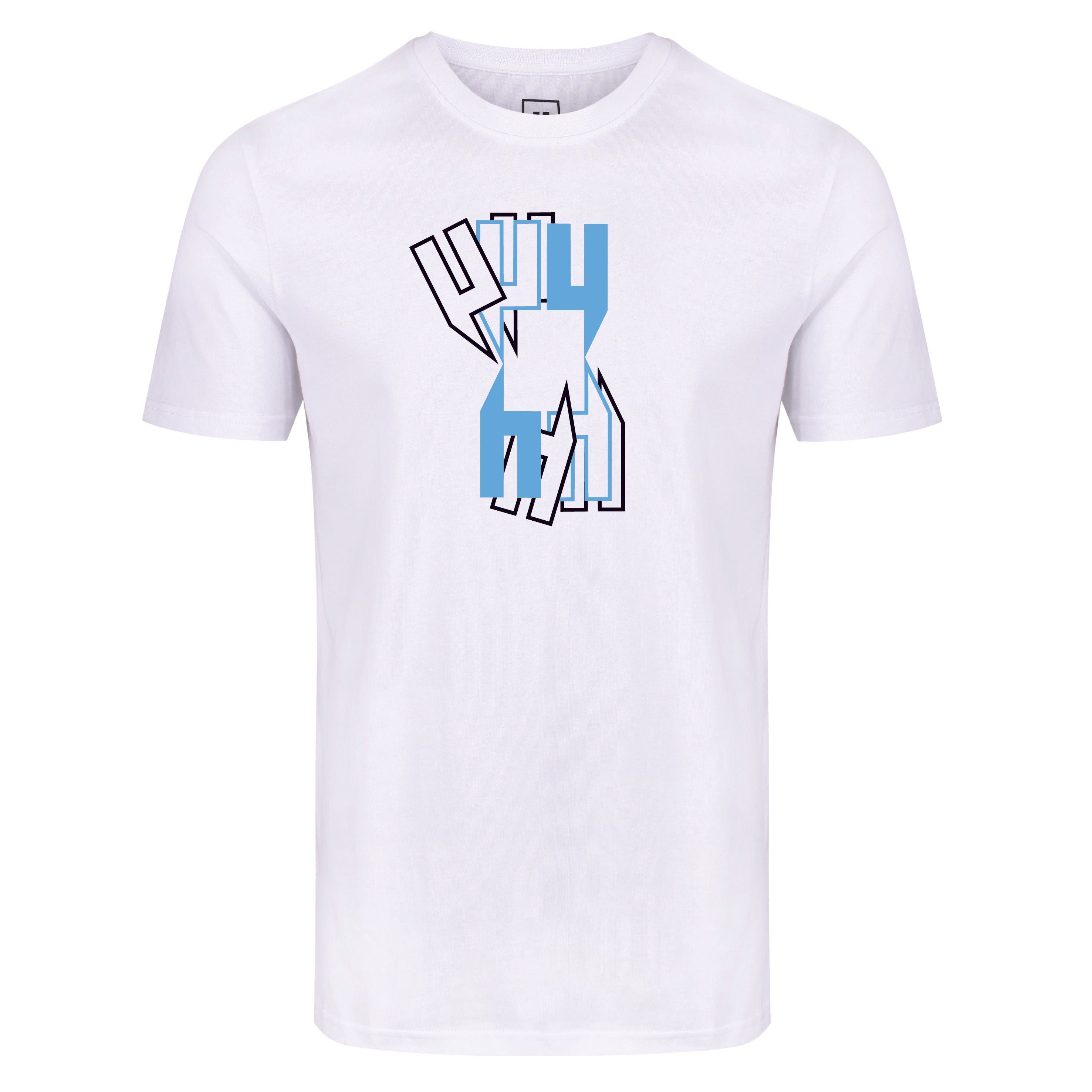 EIGHT SQUARED Y LOGO TEE WHITE BABY BLUE – YELIR WORLD