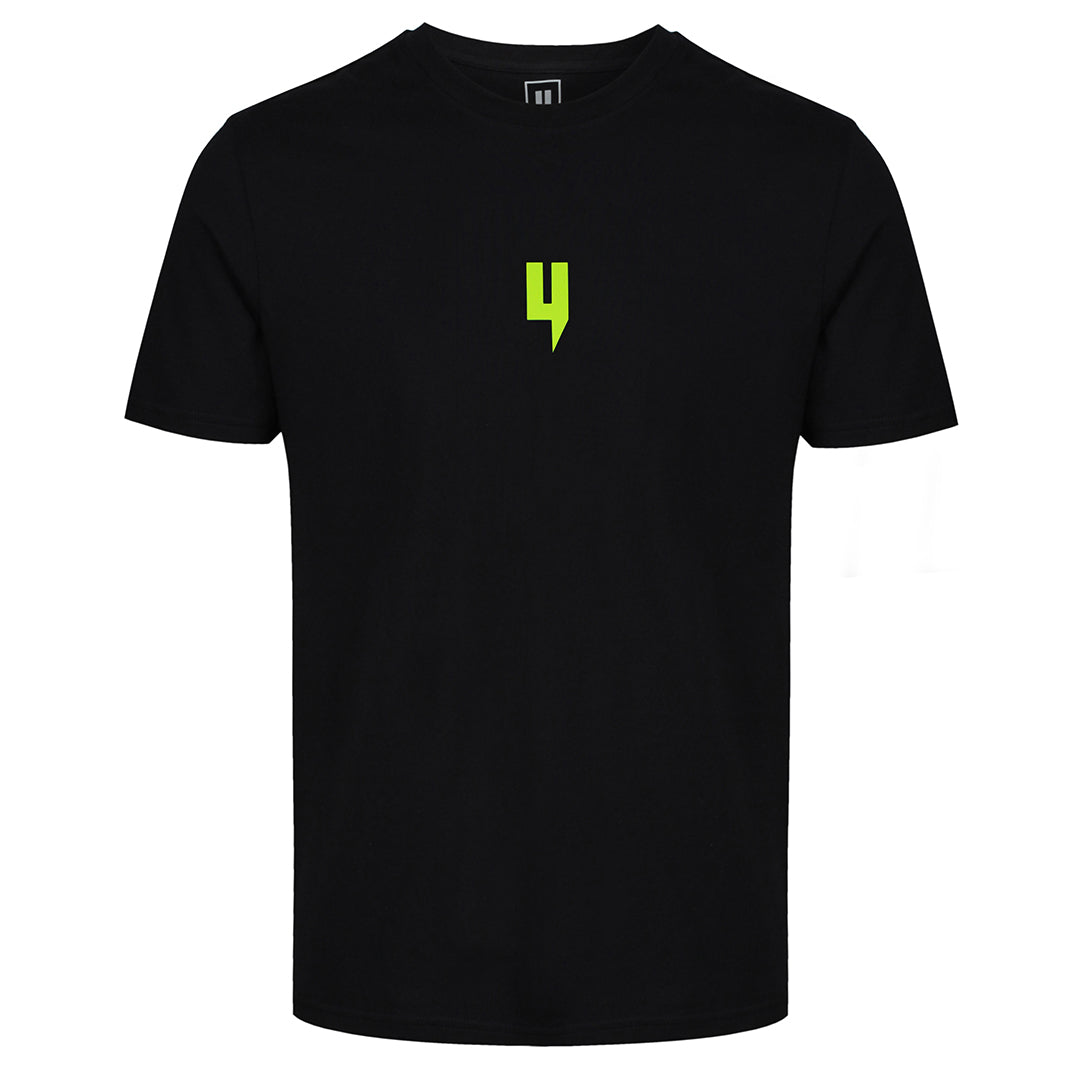 Y LOGO TEE BLACK/NEON