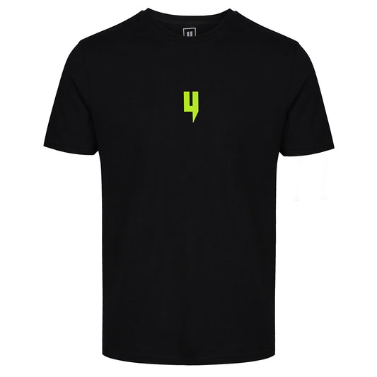 Y LOGO TEE BLACK/NEON