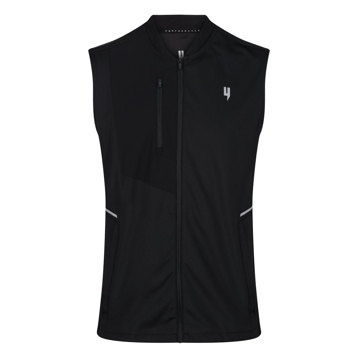 PERFORMANCE STRETCH GILET BLACK