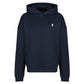 NAVY RELAXED FIT HOODY WHITE Y LOGO
