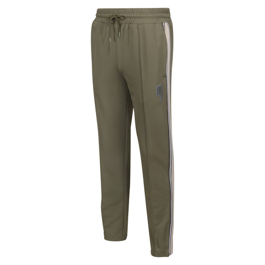 TRACK BOTTOMS SIDE STRIPE KHAKI